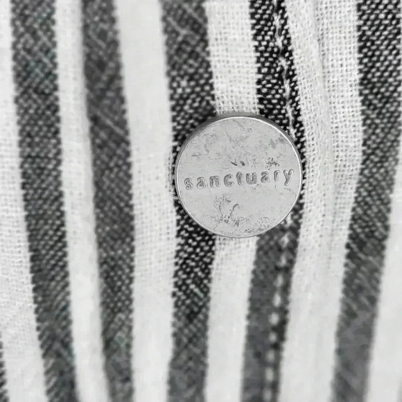 Sanctuary Nova Hooded Jacket Tiki Stripe Womens Size Small Anthropologie - Picture 12 of 16